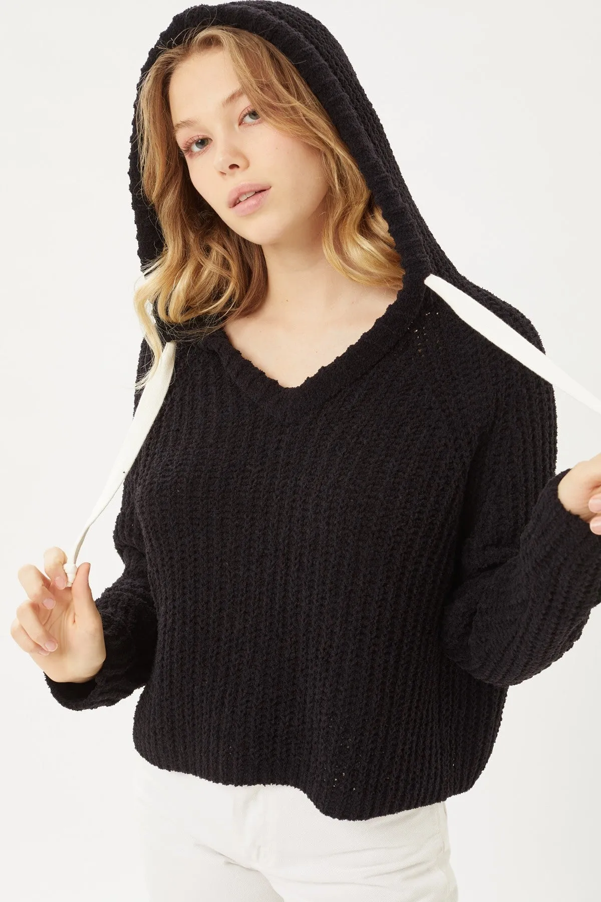Soft Comfy Casual Hoodie Top Pullover Sweater